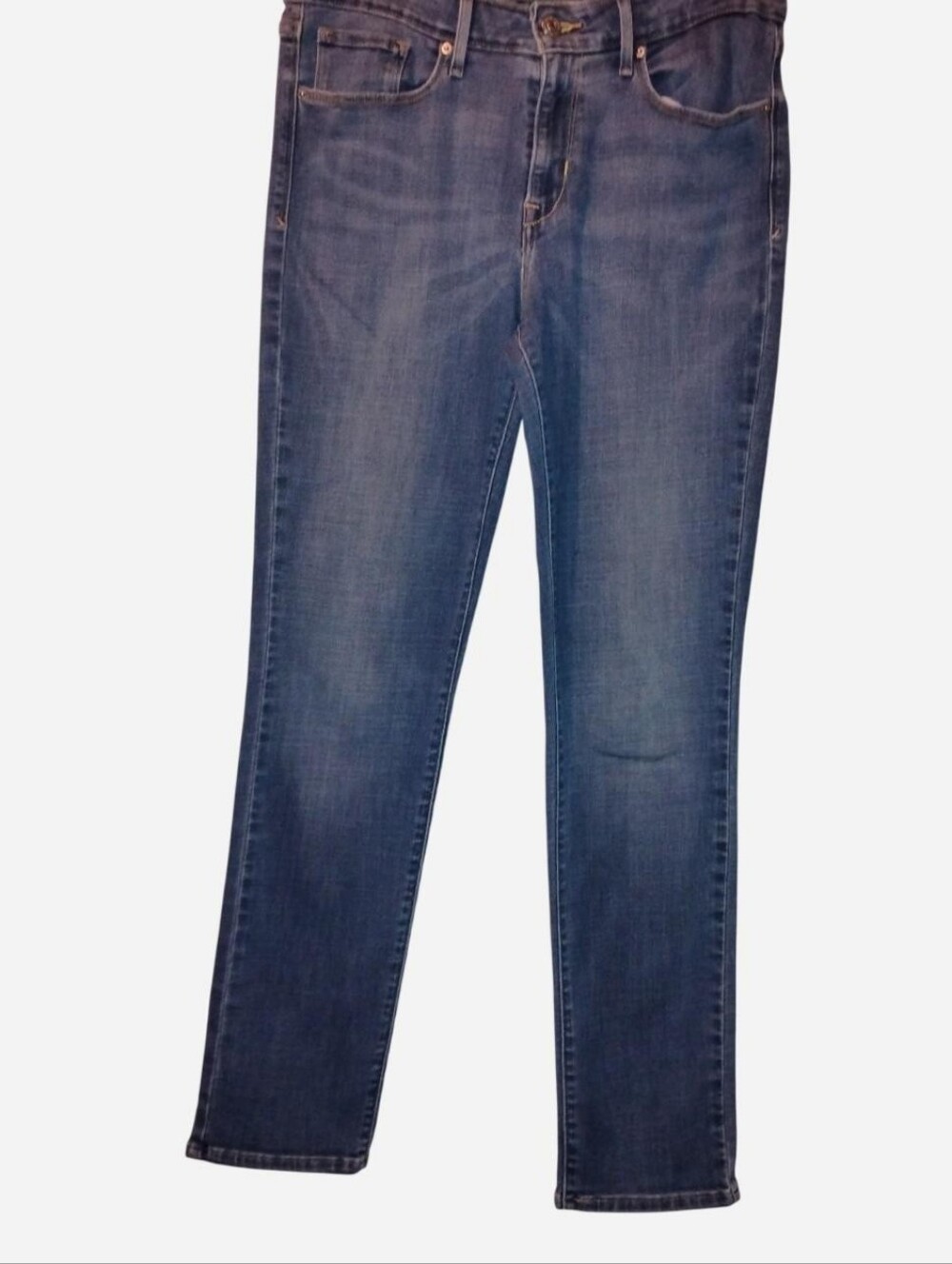 Levi's Mid Rise Skinny Jeans Women's Size 10 Medium Wash Blue Denim